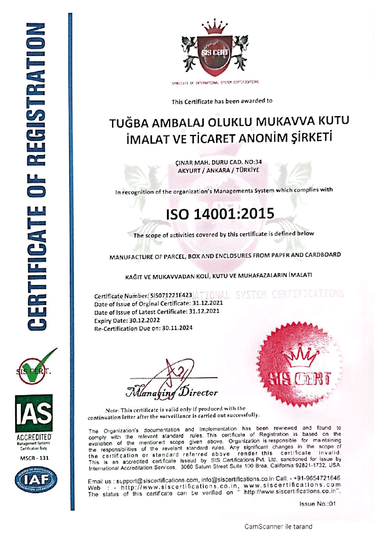 ISO 40001:2015