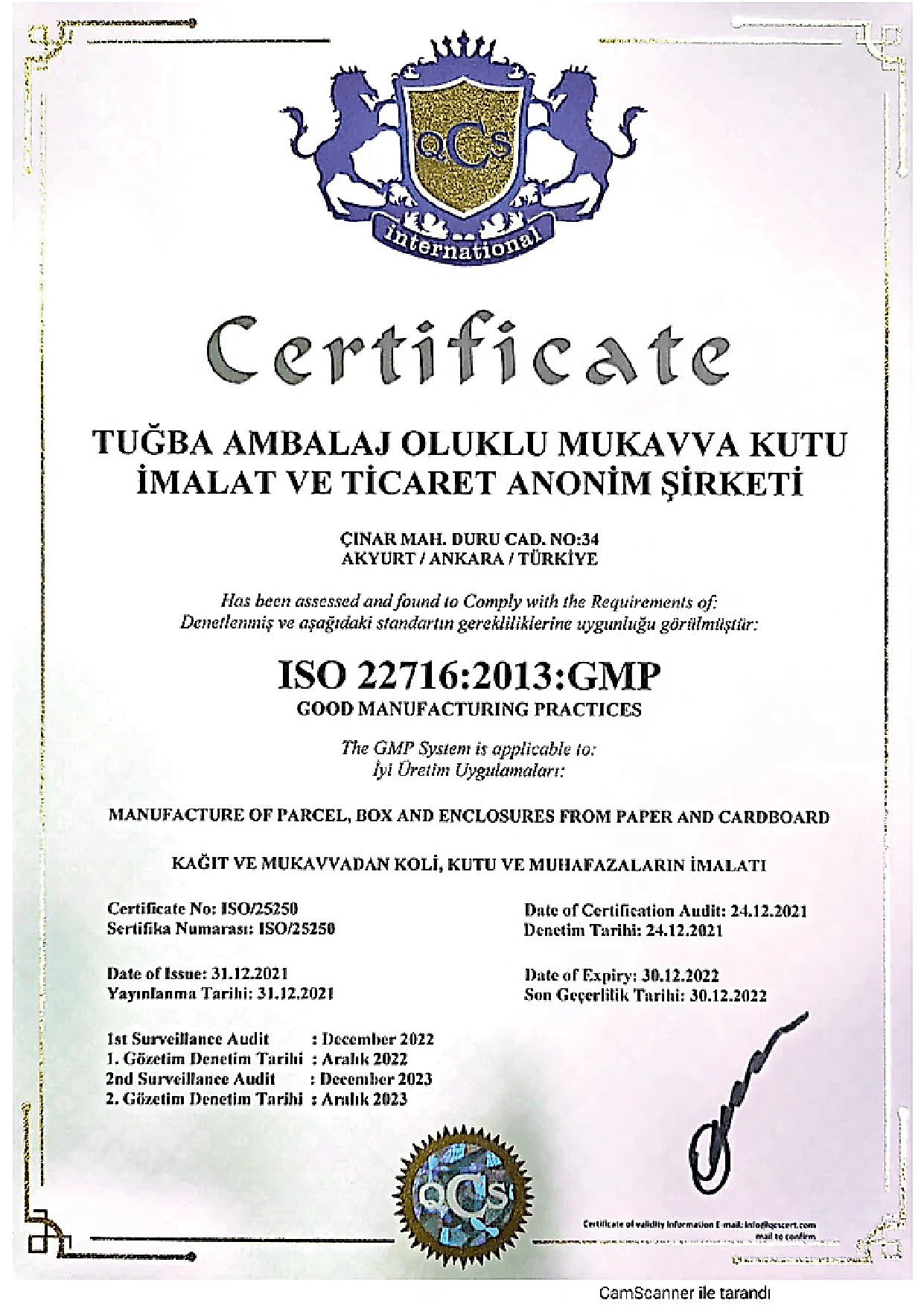 ISO 22716:2013